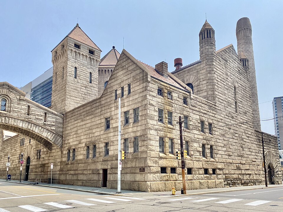The old Allegheny County Jail on Ross Street